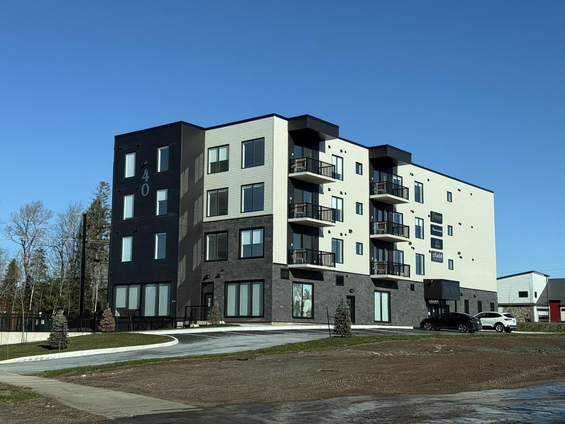 Exterior of Atlantic Vision Group's office building at 40 Murray Avenue in Dieppe